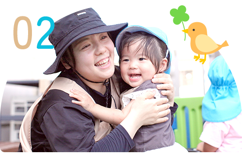 園児や先生方の良い雰囲気